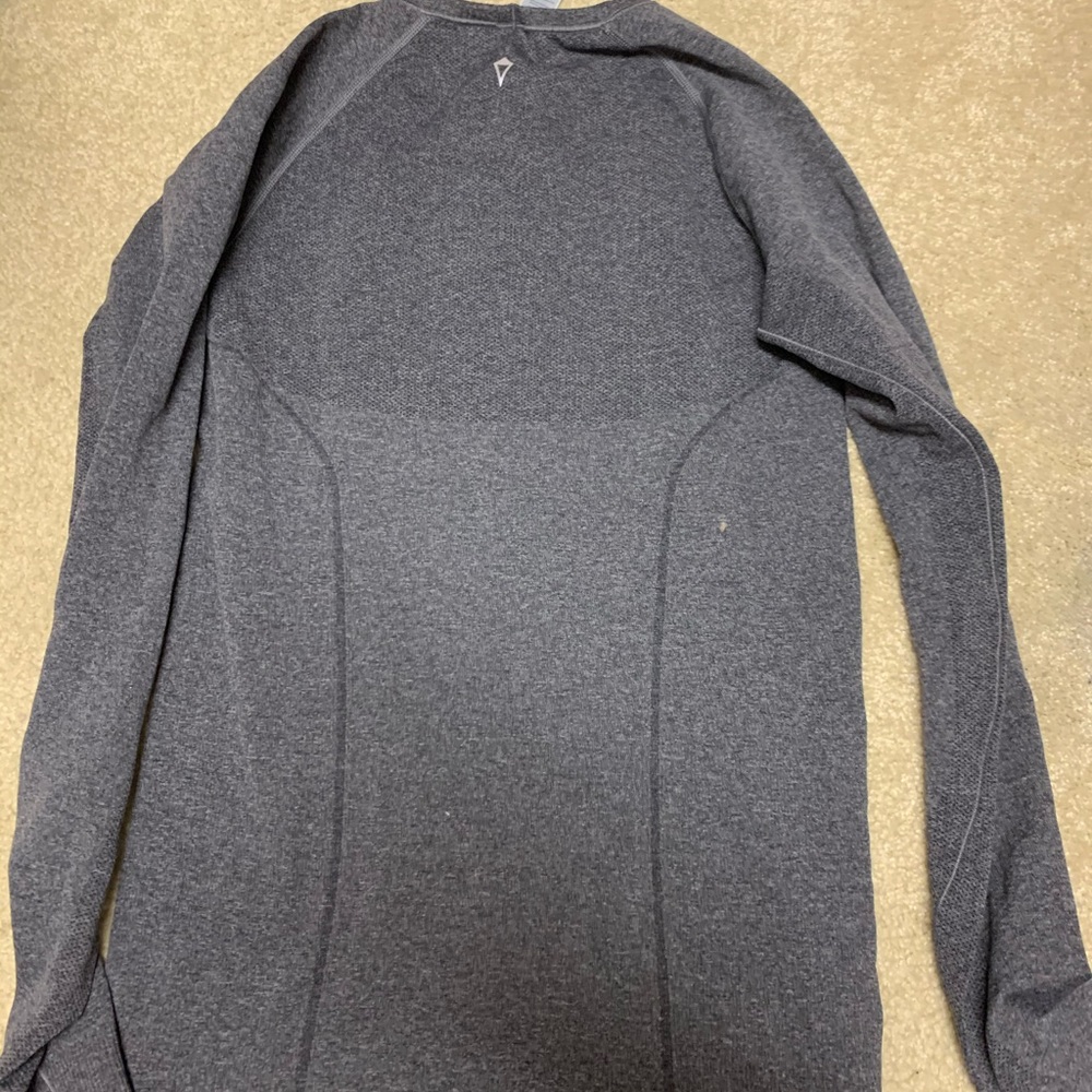 Gray athletic long sleeve